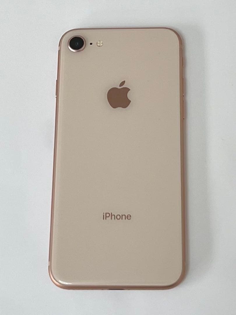 iPhone8 64G ゴールド 本体 ※バッテリー非正規品交換済み