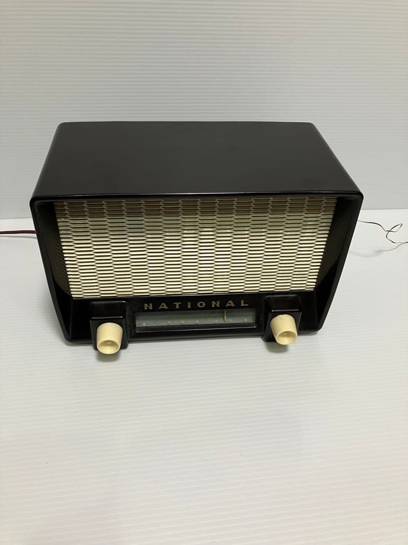 ナショナル GT真空管ラジオ 完動品　　　古い部品、不良部品交換済み