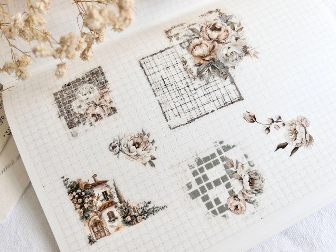 crea with gaby 海外マスキングテープ　マステ 【1974】