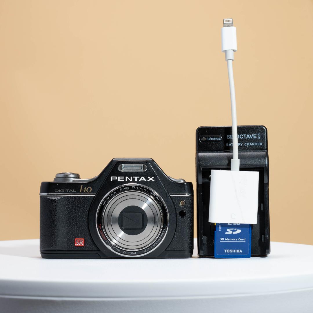 【レトロ可愛い】PENTAX DIGITAL optio I-10 ブラック