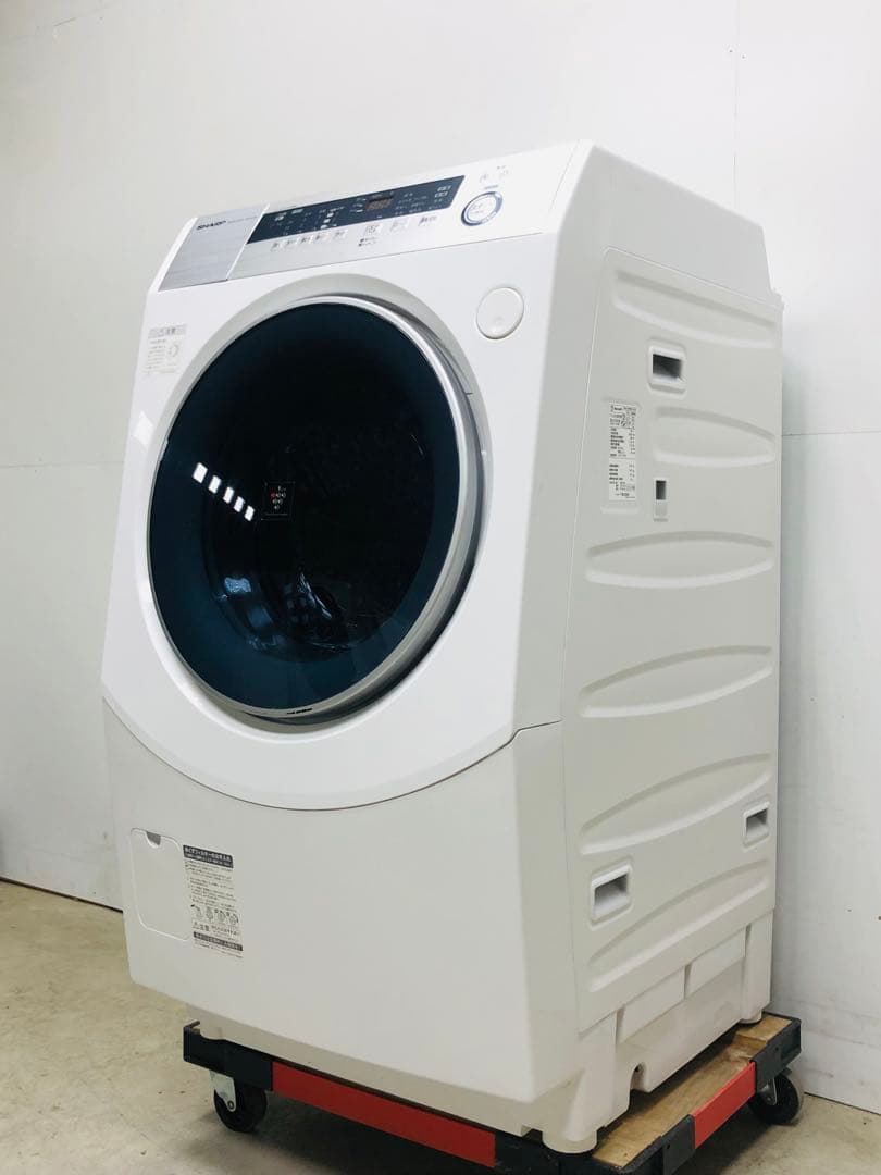 ES-H10B 3ヶ月保証分解洗浄済み シャープ■18年ドラム式洗濯乾燥機左開き