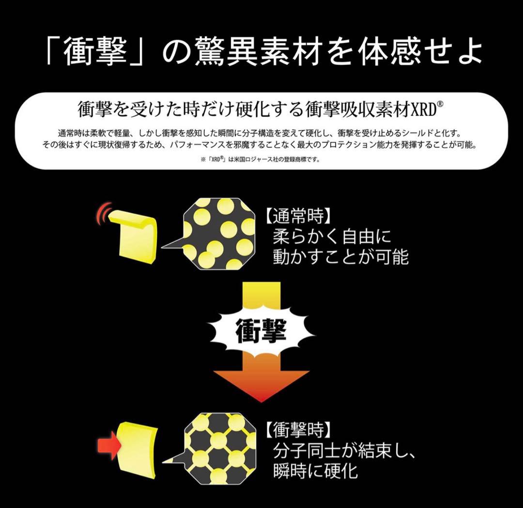 新品　鎧武者　ボディプロテクター　ベスト　L ブラック　スノーボード