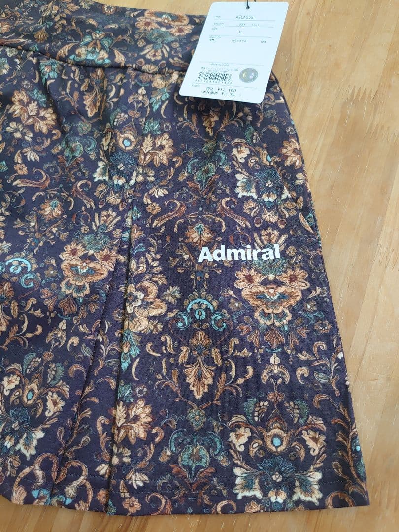 新品未使用　Admiral レディススコート ATLA553 BRW M