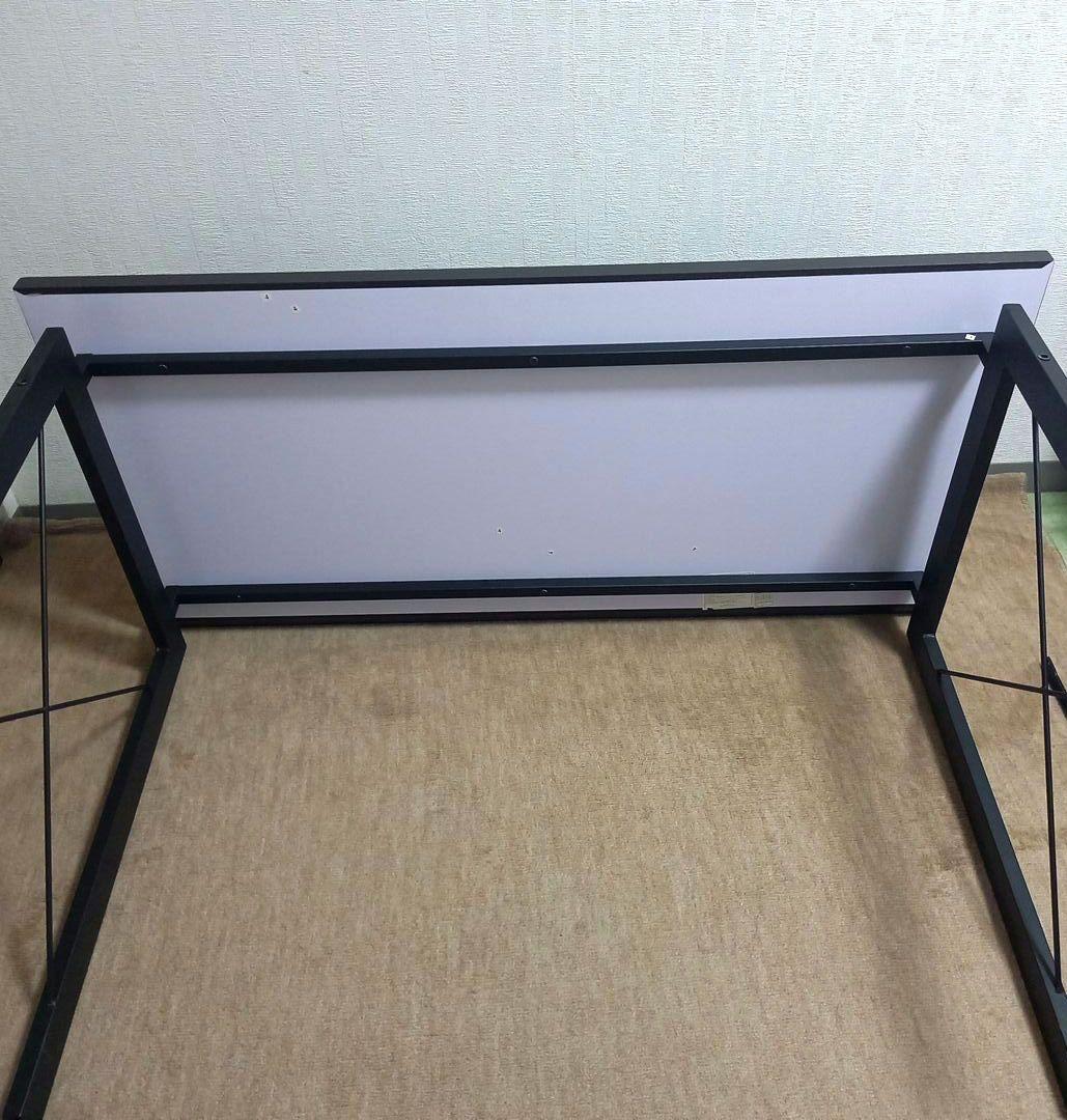 デスク　パソコンデスク　ニトリ　サーヤ　幅120×縦60×高76　ダークブラウン