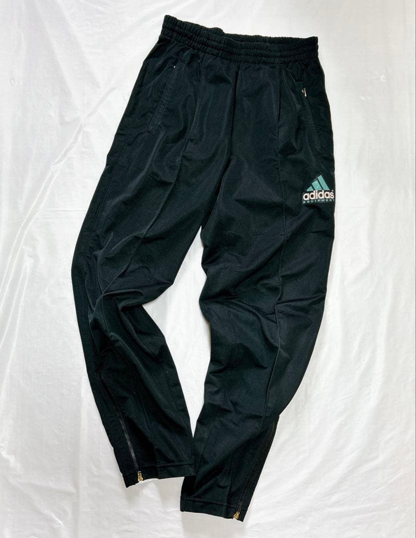 【希少】90s adidas EQUIPMENT ジャージ 上下 L ブラック