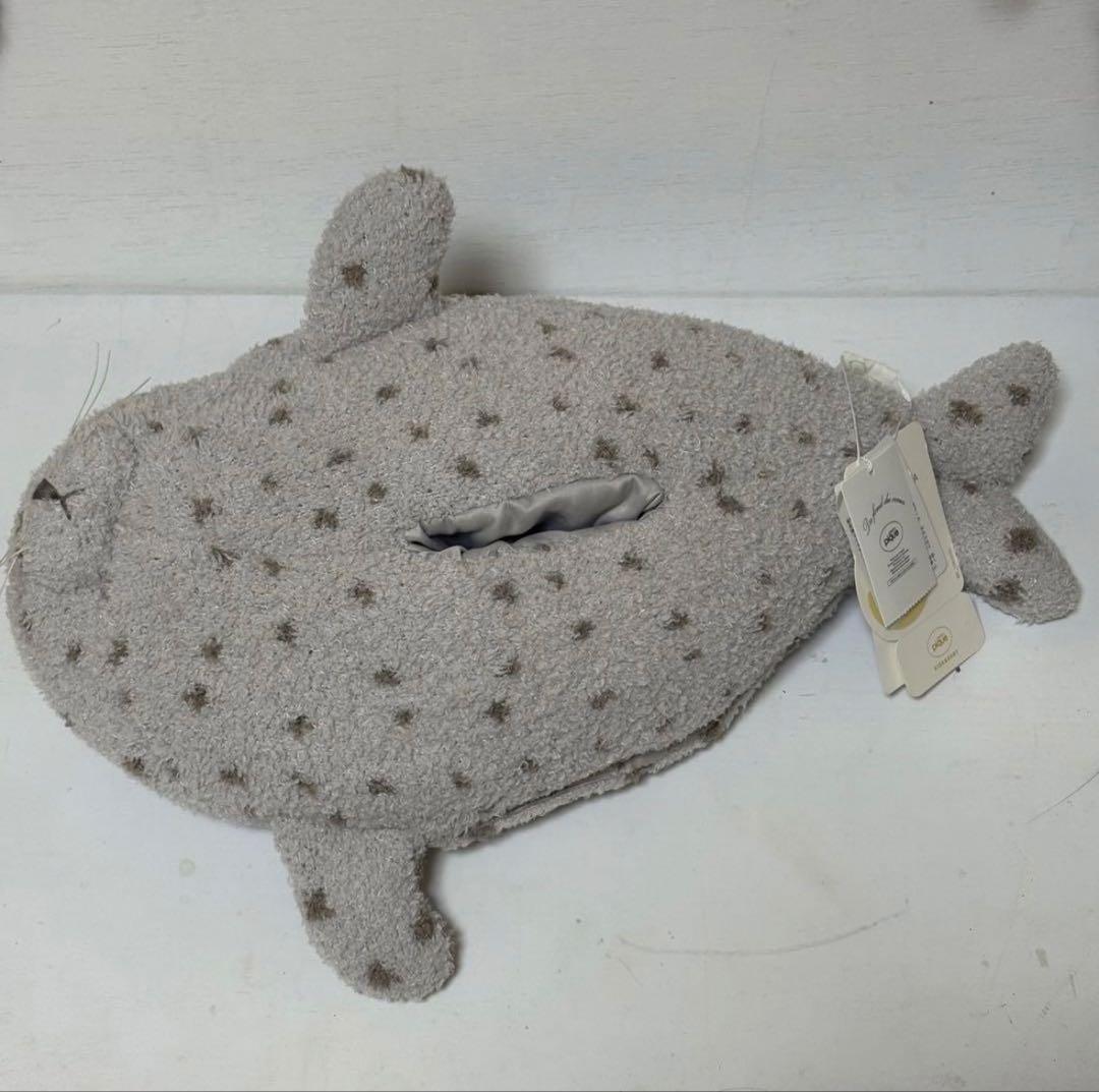 ジェラートピケ 旭山動物園コラボ アザラシ ティッシュケース 紙袋付き タグ付き