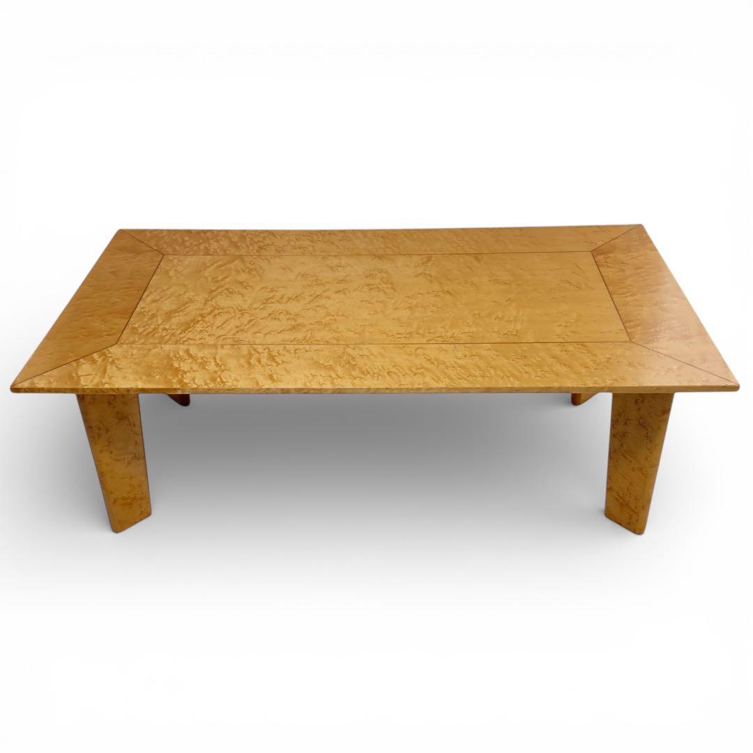 定価30万 IDC 大塚家具 スプレンダー バーズアイメープル リビングテーブル