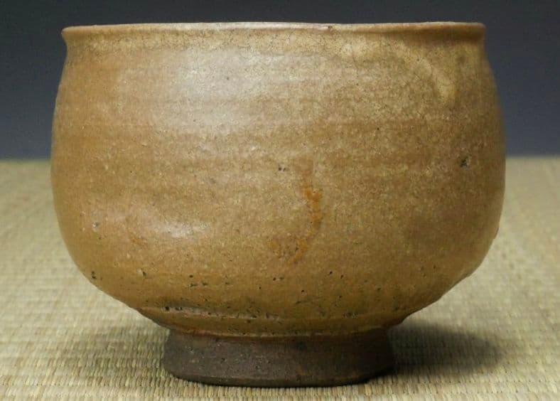 【古山子　小山富士夫　箱書】古唐津　茶碗　江戸中期～末期