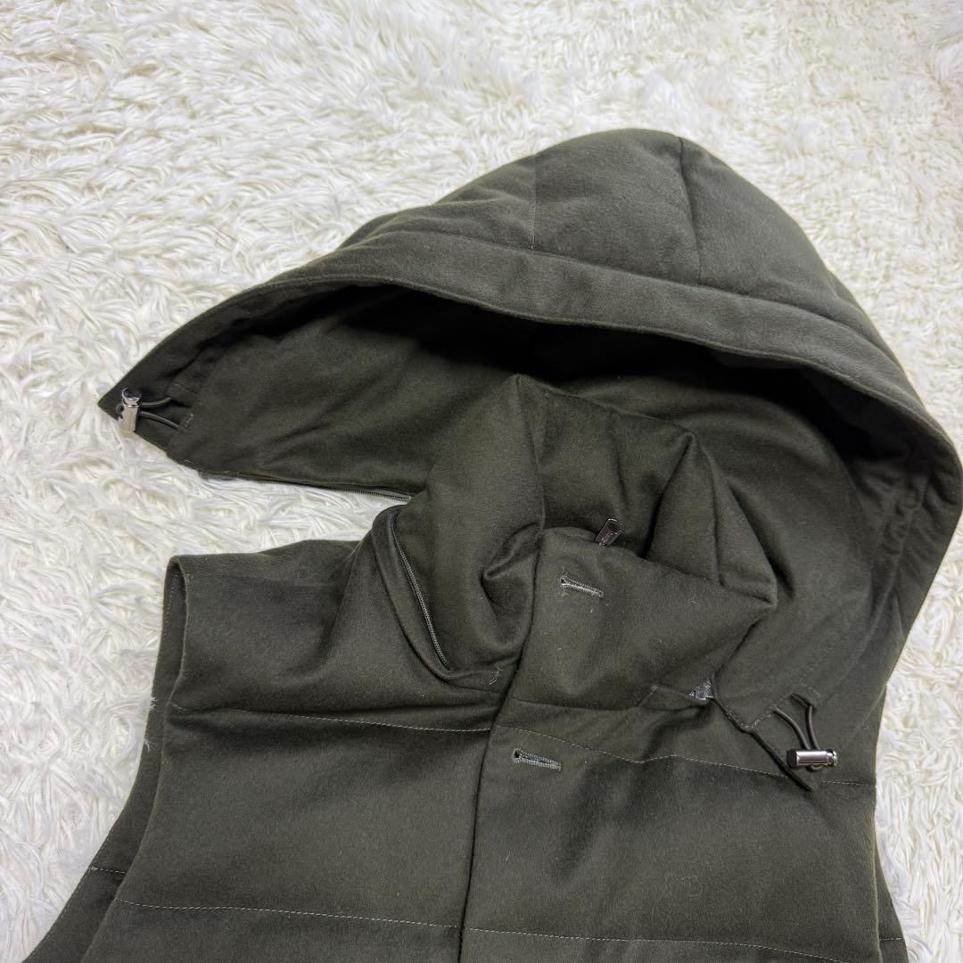 【マッキントッシュ】極美品 ダウンベスト カーキ 42サイズ メンズ 肉厚