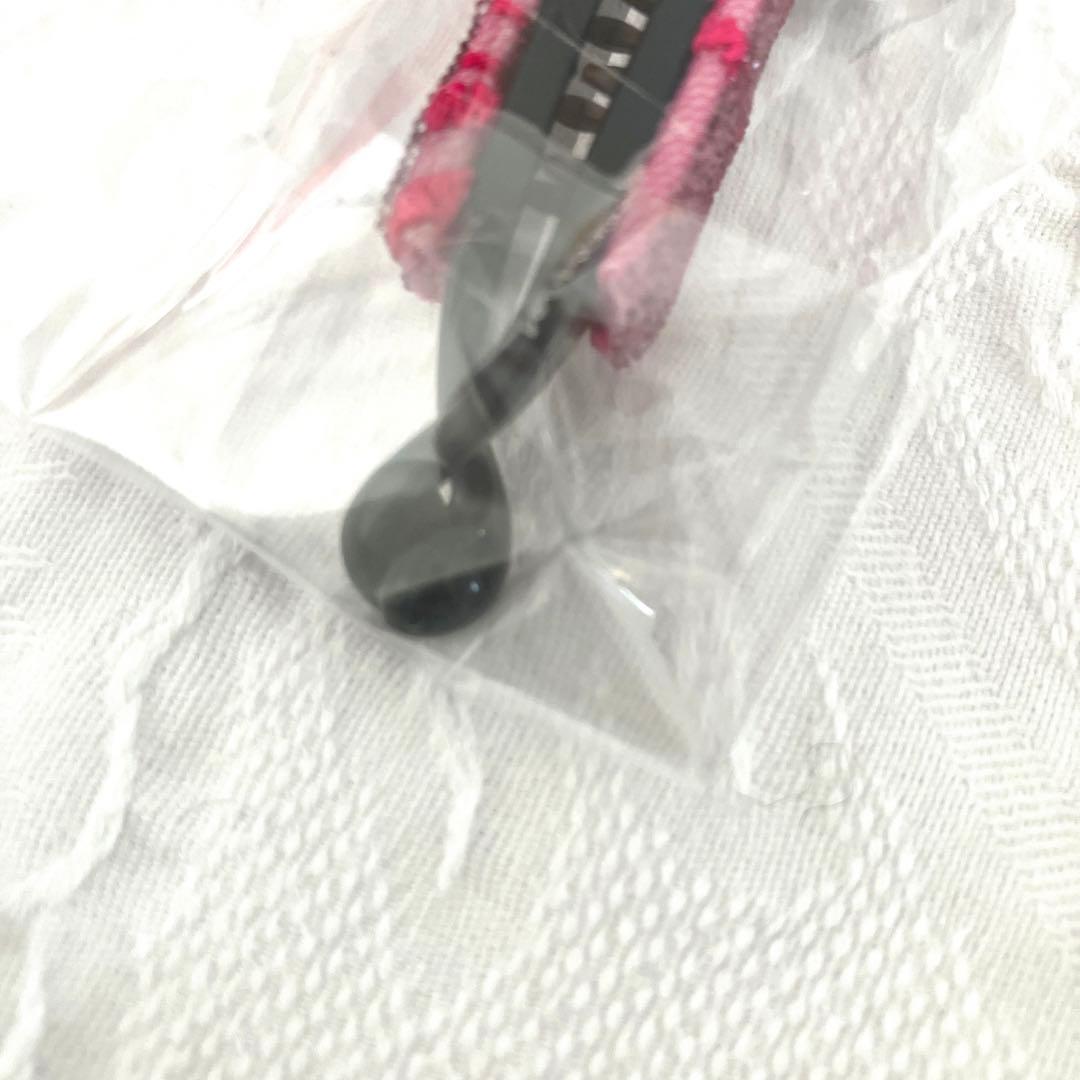 【未使用】コンプレックス ビズ スワロフスキー　バナナクリップ ピンク 赤