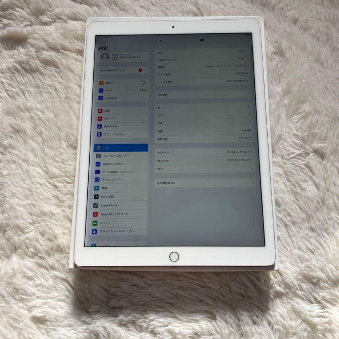 【完動品】iPad Pro 12.9 512GB Apple pencil付き