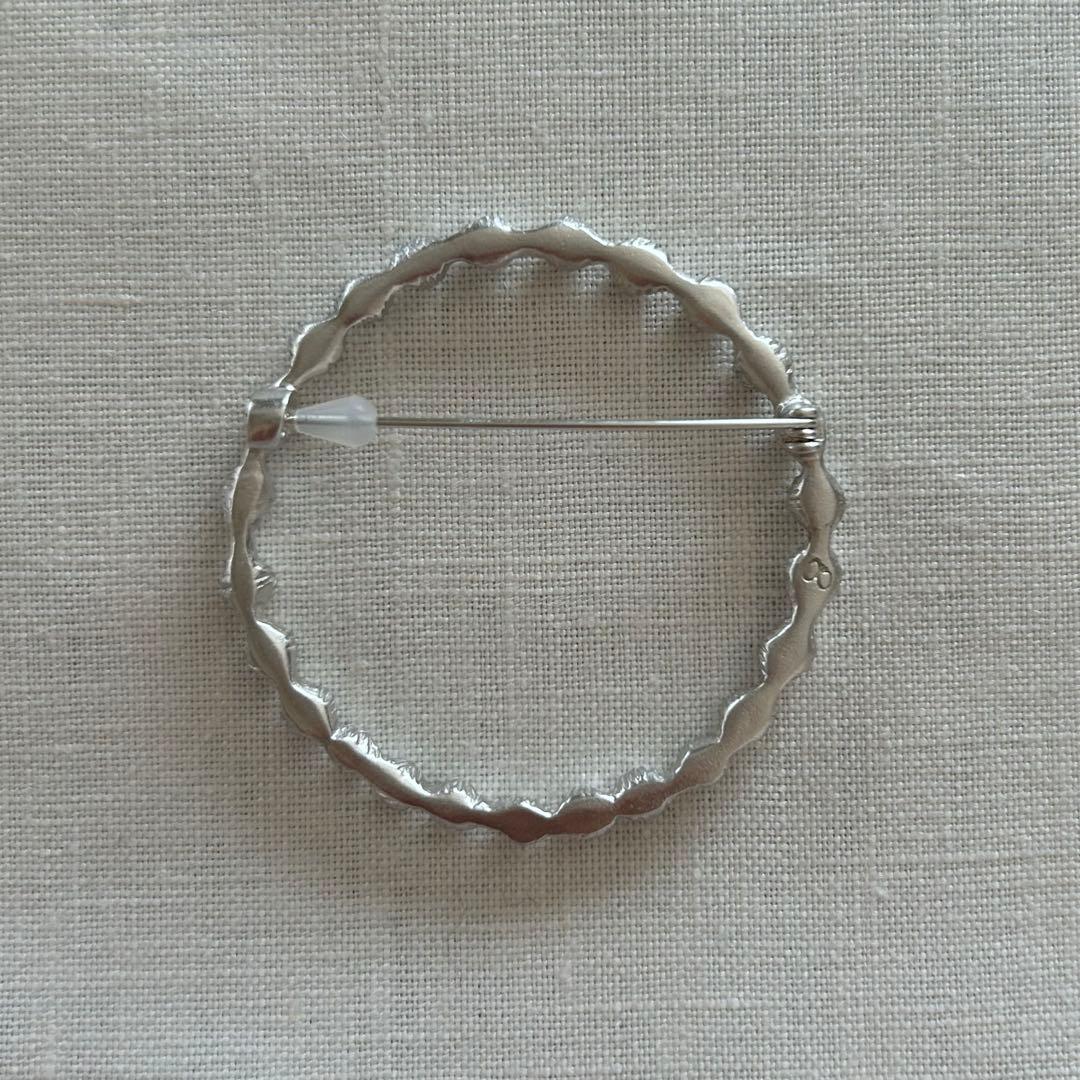 【新品未使用】ミナペルホネン　タンバリン ブローチ　正規品