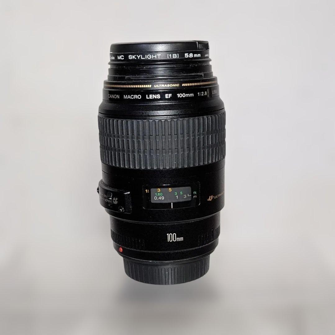 Canon EF 100mm f/2.8 USM レンズ AF動作確認済み