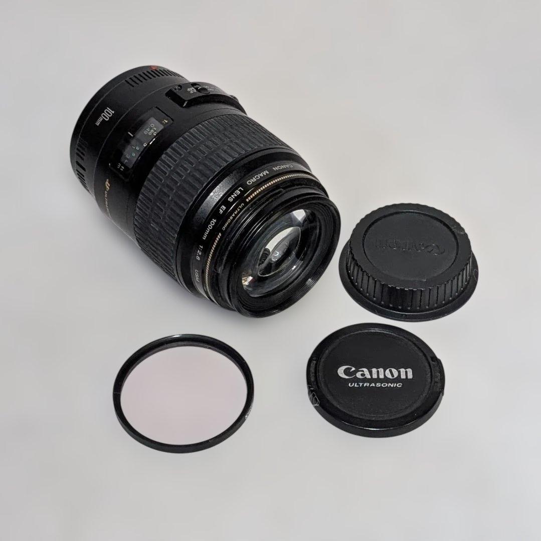 Canon EF 100mm f/2.8 USM レンズ AF動作確認済み