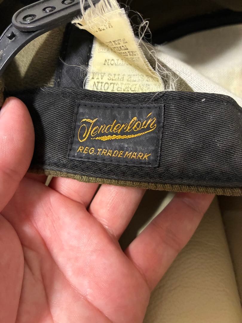 Tenderloin キャップ　オリーブ　コーデュロイ