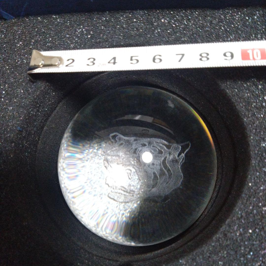 阪神タイガース　レーザー刻印　玉　オブジェ　置物　阪神優勝祈願