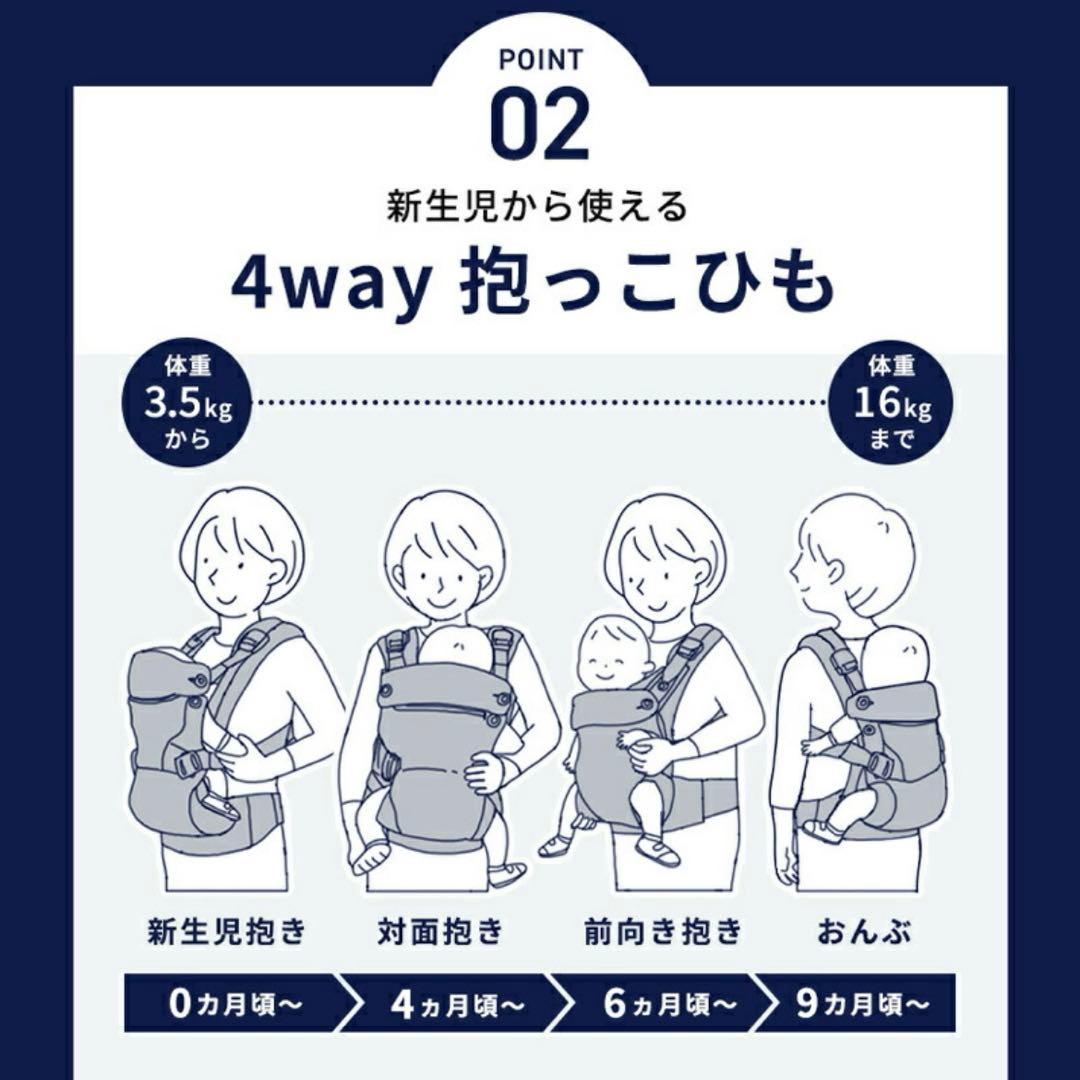 【美品】nuna ヌナ　カドル　抱っこ紐　一式