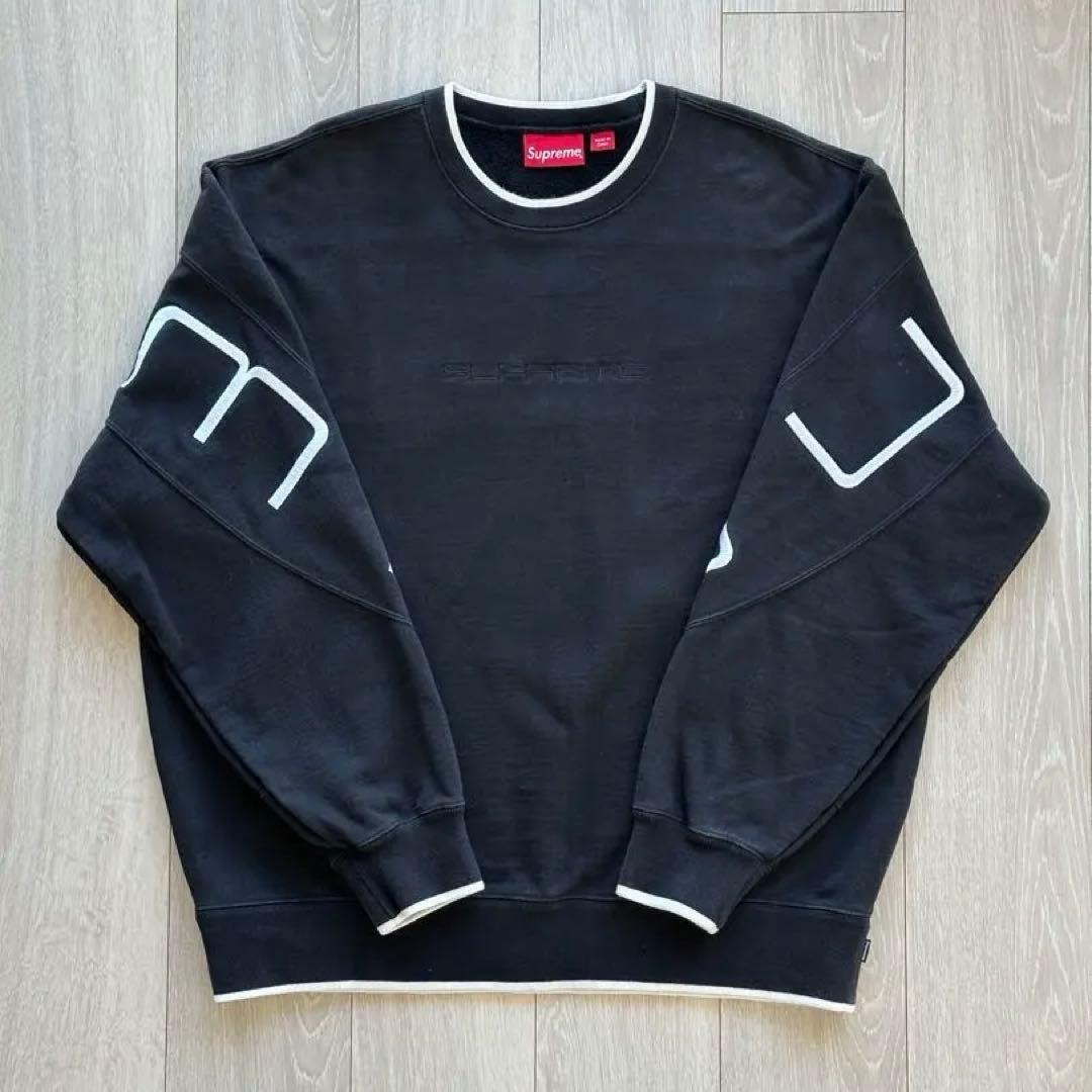 トップス 22ss Supreme Stretch Crewneck Black L