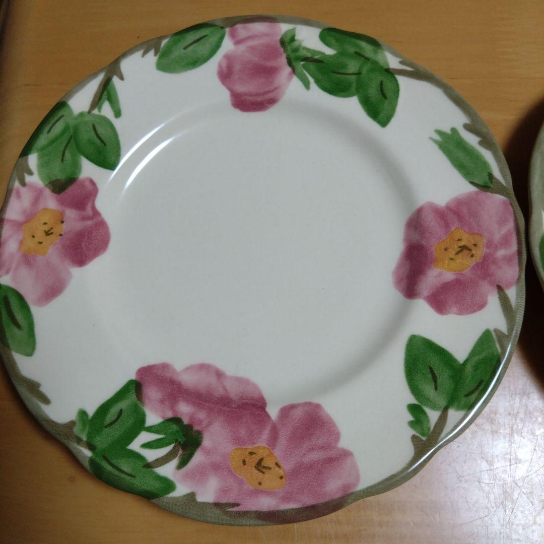 フランシスカン　砂漠ローズディナープレート　2枚　 新品