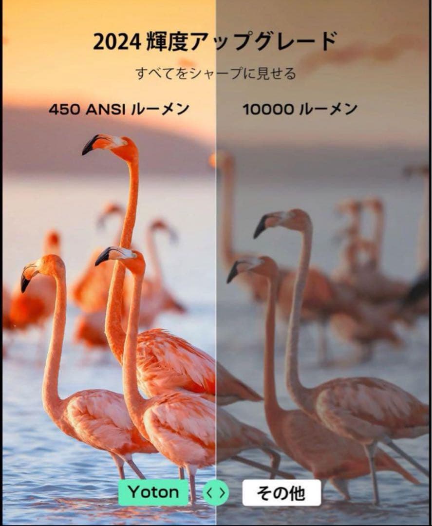 ☘️プロジェクター☘️1080p フルHD 4K対応 450ANSIルーメン 家庭用