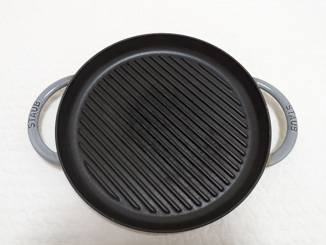 STAUBストウブピュアグリルパンスチームグリル30cmグレー