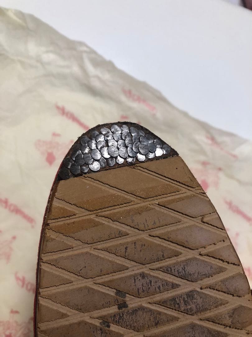 フラメンコ靴 39 オスーナプロベルトスエード赤