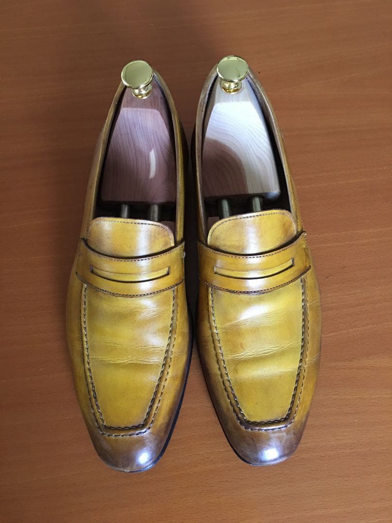 フランチェスコベニーニョのバティーヌ（手塗り染め）ローファー