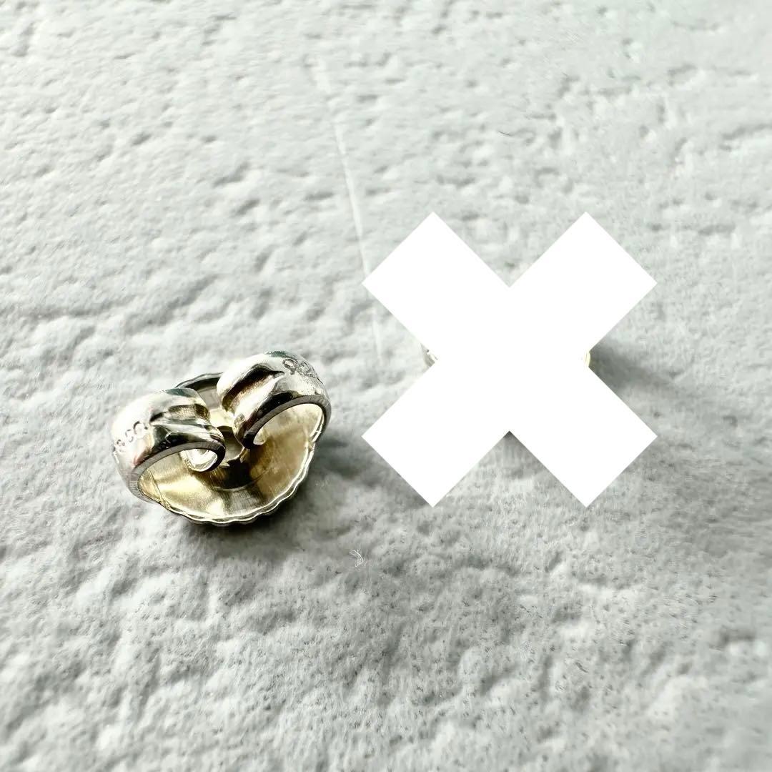 こんびに様Tiffany　バイザヤード　アクアマリン　シルバーピアス　片耳のみ