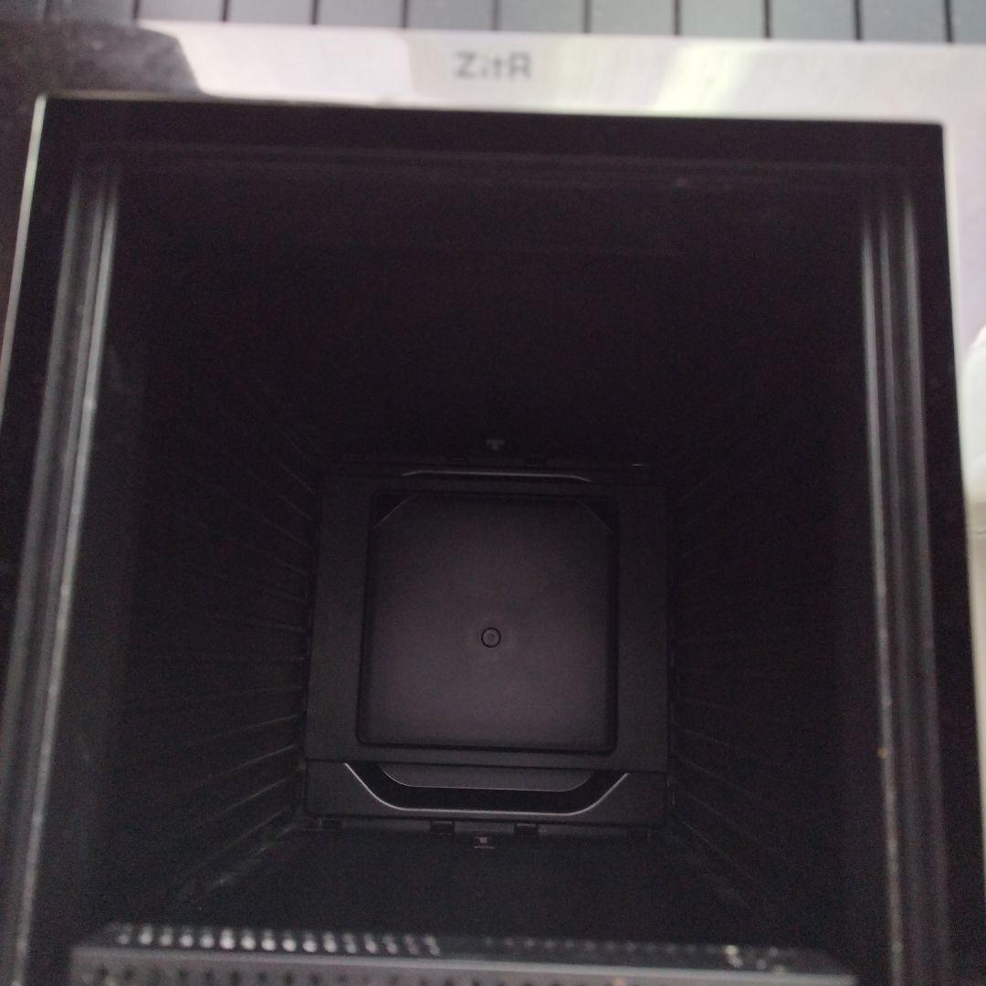 【特価】ZitA SQUARE ブラック ゴミ箱 さくらドーム【ジャンク品】