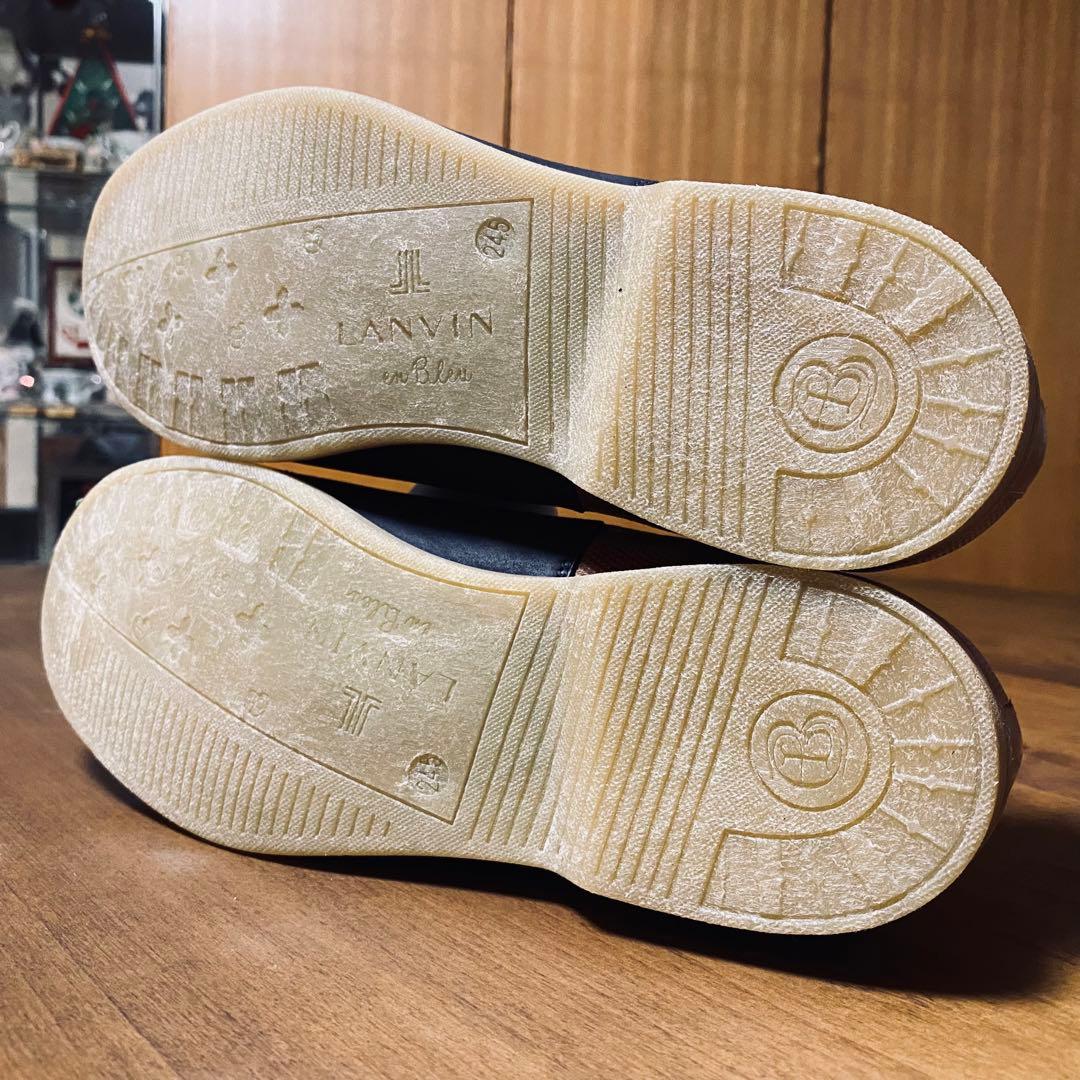 【LANVIN】LANVIN en Bleu スリッポンシューズ
