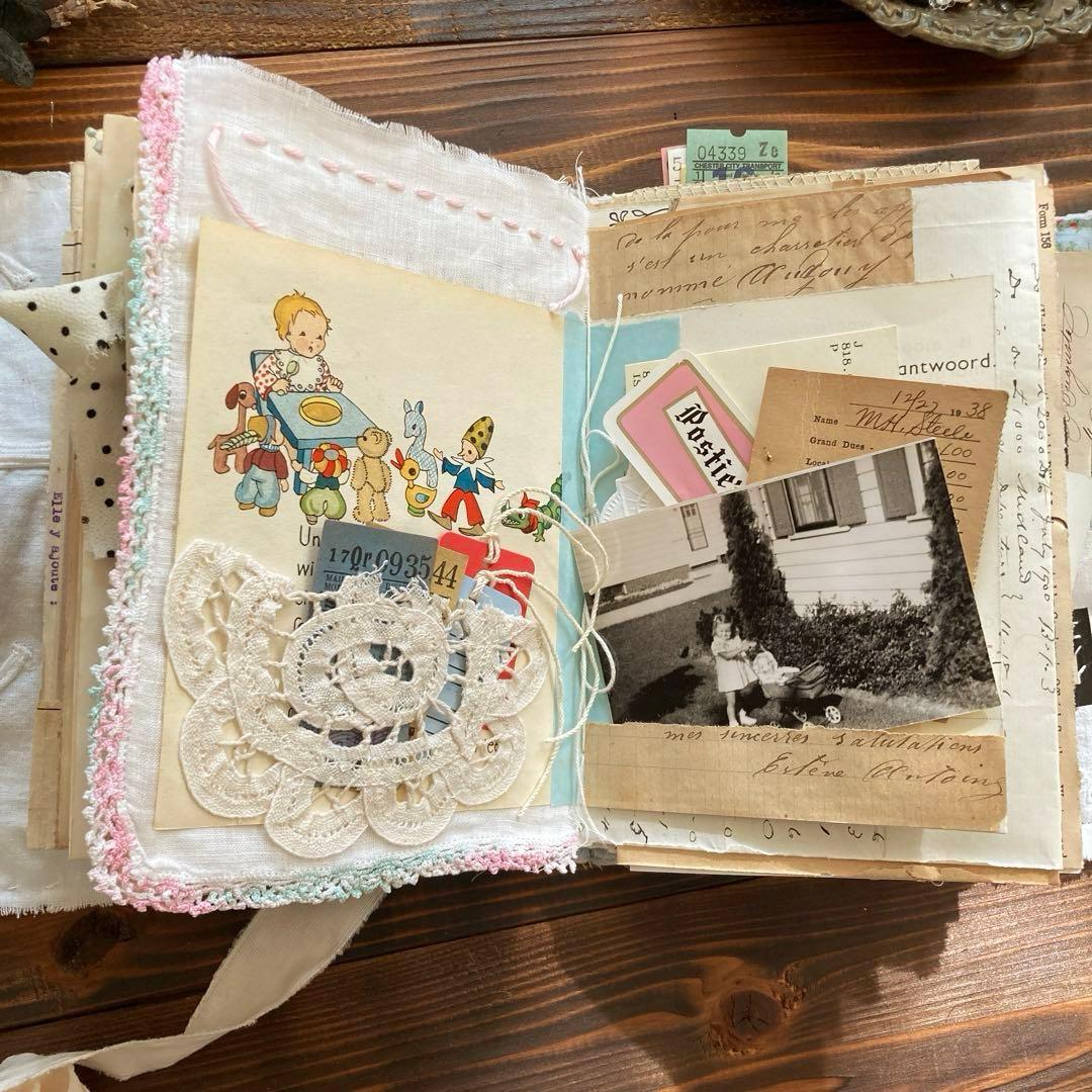 junkjournal ジャンクジャーナル雑記帳　エフェメラセット