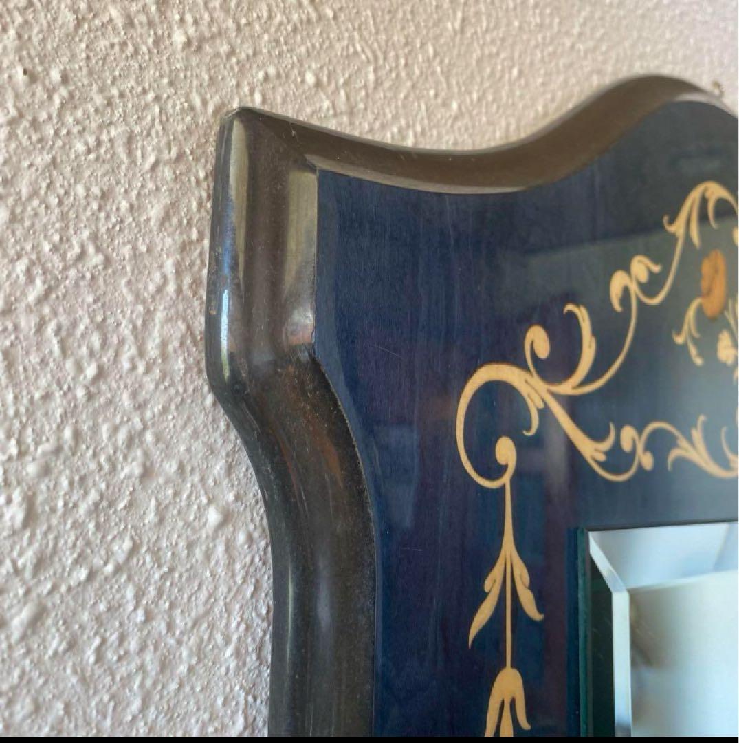 イタリア象嵌面取り鏡