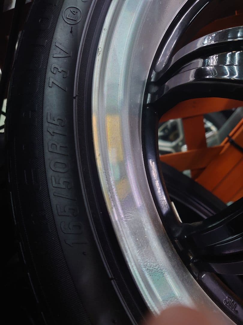 ねこさん専用　DUS ホイールセット 165/50R15