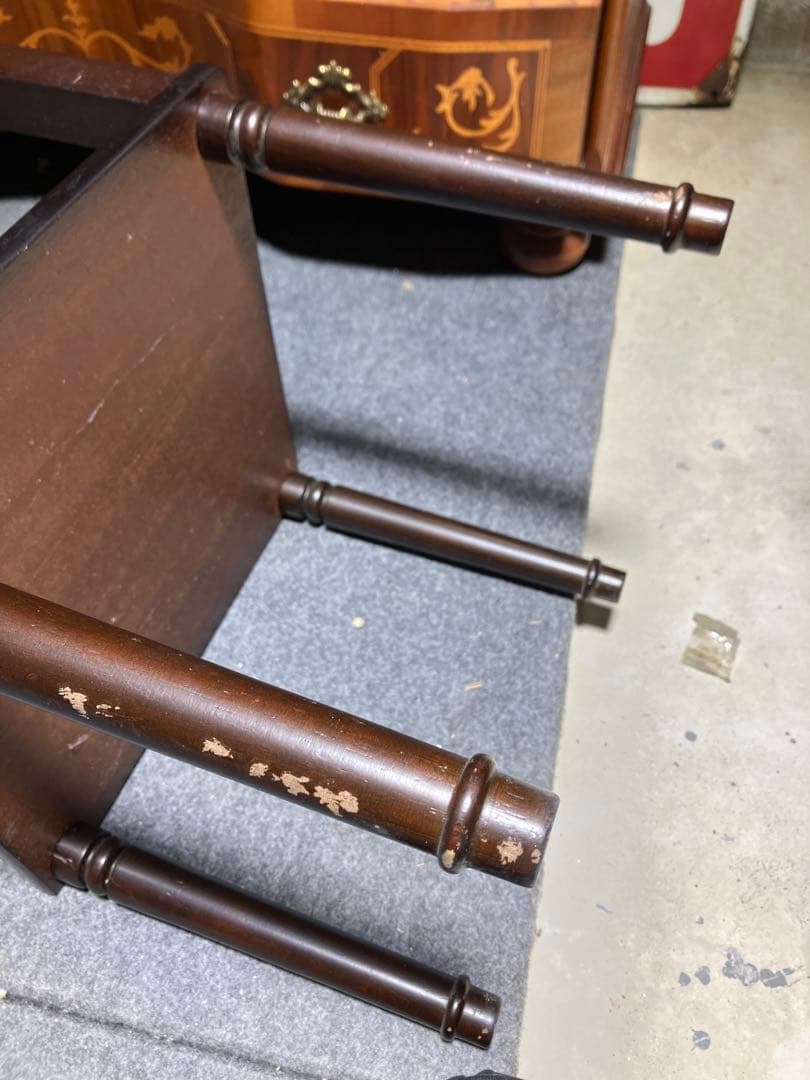 maruni マルニ　アンティーク電話台、花台　中古　美品