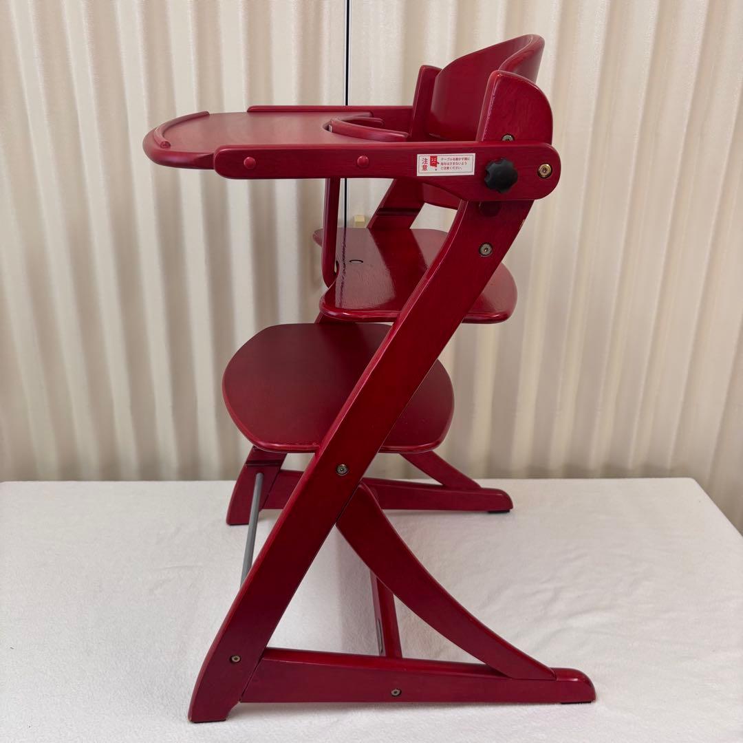 ☆除菌清掃済☆　☆綺麗☆　大和屋　すくすくチェア　イーネヌ　テーブル＆ガード付