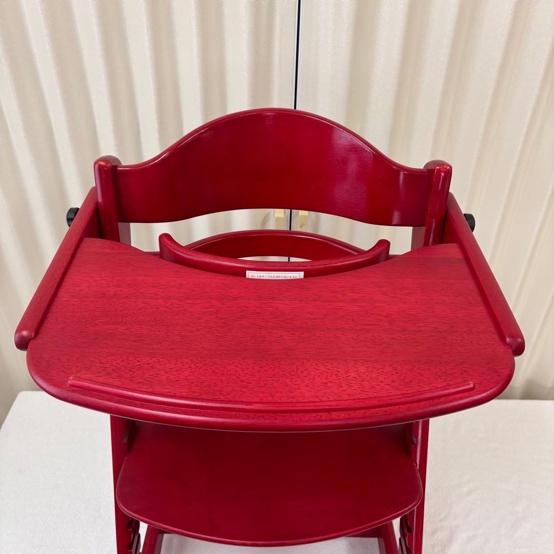 ☆除菌清掃済☆　☆綺麗☆　大和屋　すくすくチェア　イーネヌ　テーブル＆ガード付