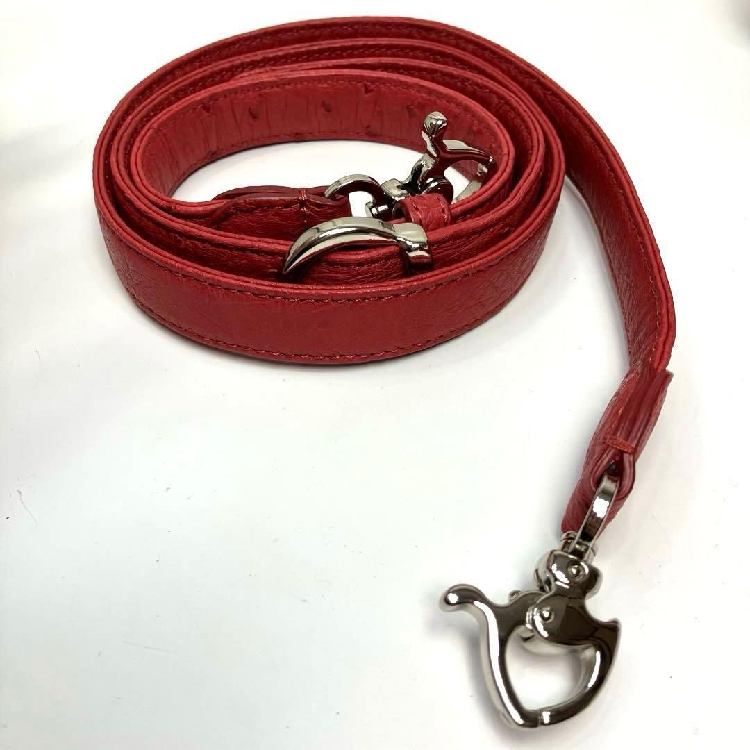 新品未使用　COTO オーストリッチ ショルダーバッグ 2way JRA　ピンク