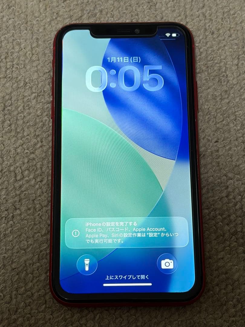 iPhone11 128gb レッド SIMフリー バッテリー99%