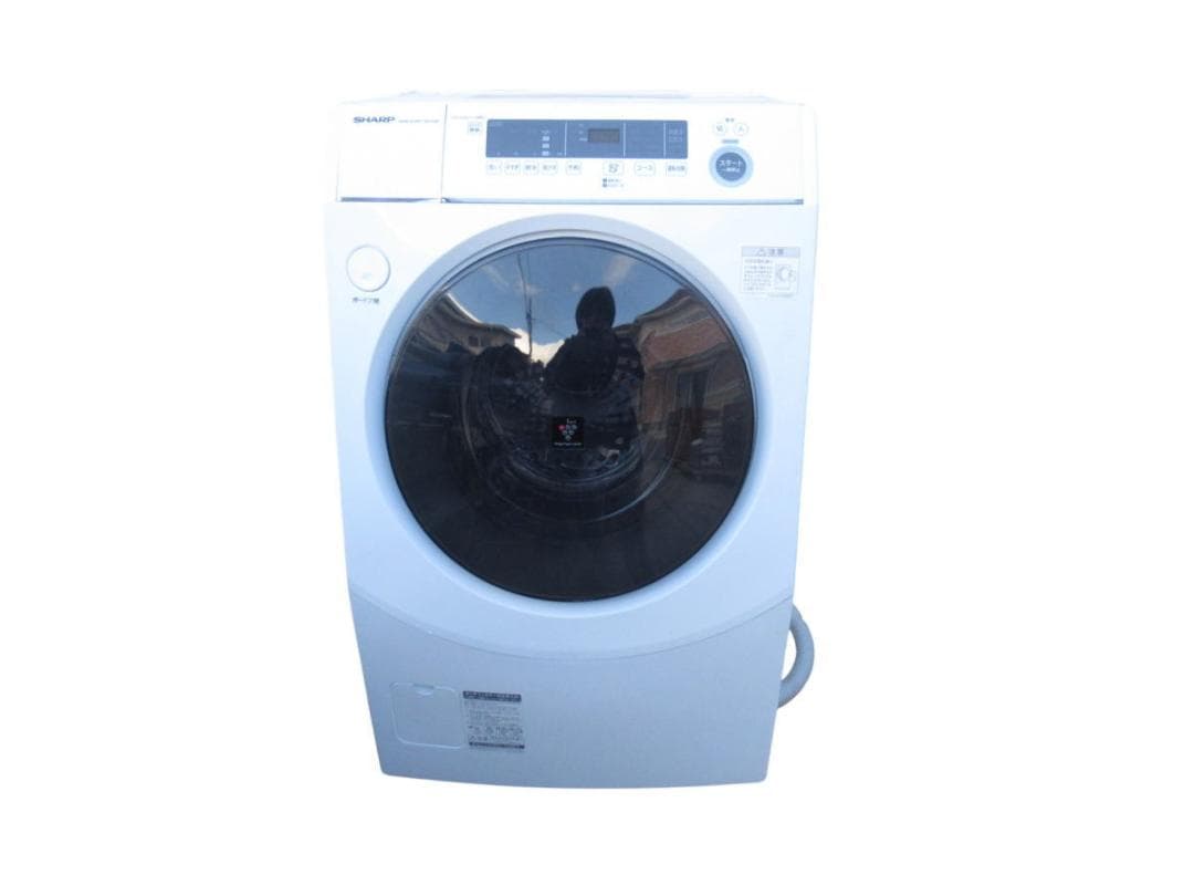 ■095■SHARP■ドラム式洗濯乾燥機■22年製■ES-H10F-WR■