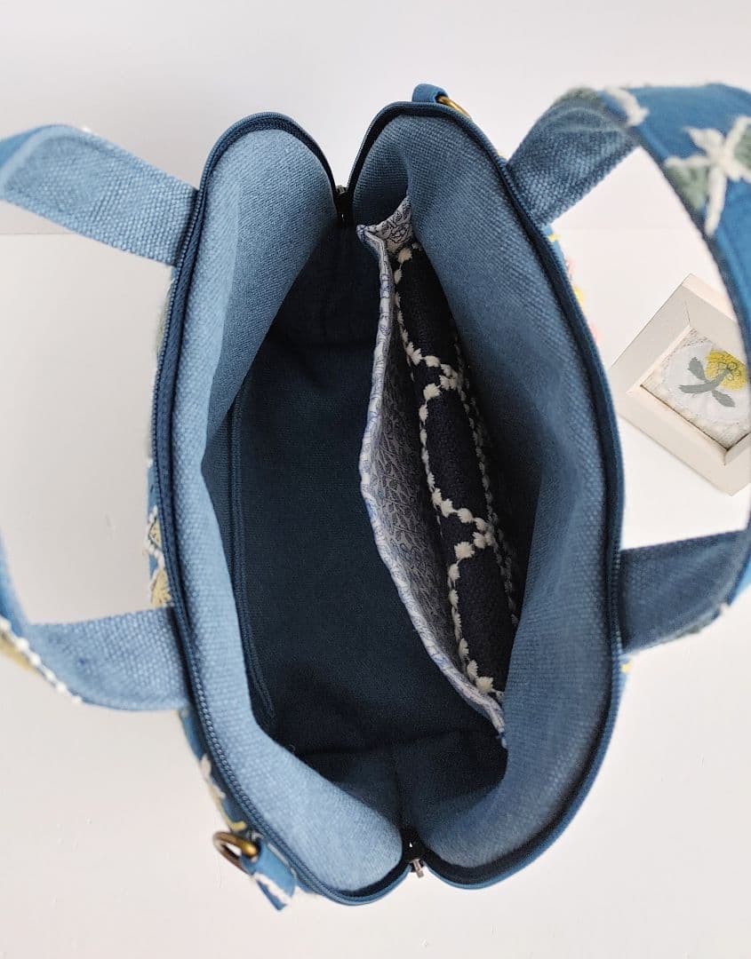 1点のみ ミナペルホネン レア スカイフラワー ミニサイズバッグ