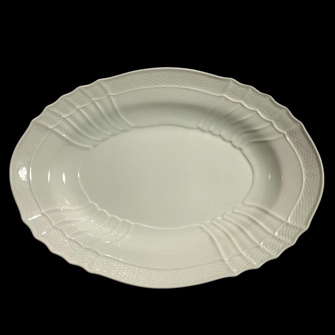 リチャードジノリ ベッキオホワイト オーバル プレート 大皿 2枚セット