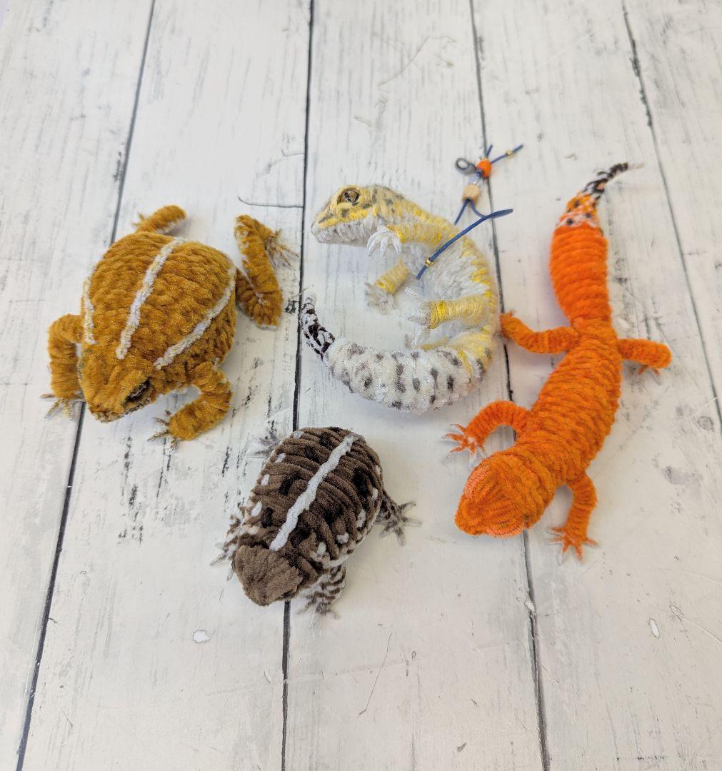 CoCo...オーダー作品モールのレオパ２、アメフクラガエル、ミヤコヒキ