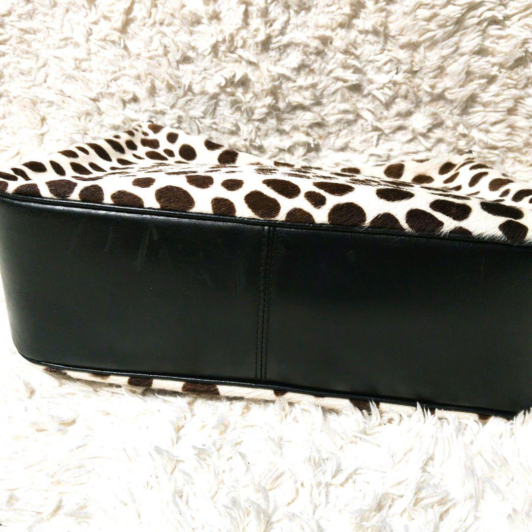 YSL イヴ・サンローラン ワンショルダーバッグ ハラコ チェーンショルダー