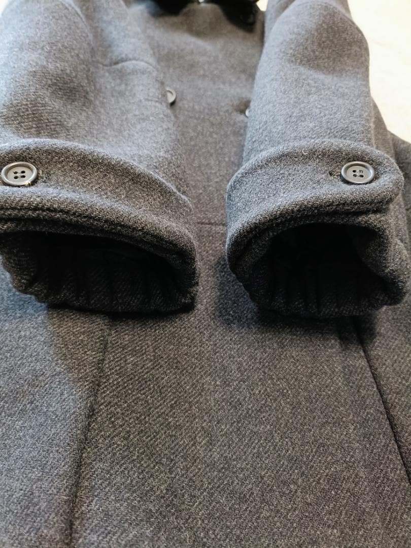 miu miu ダークグレー Pコート ピーコート