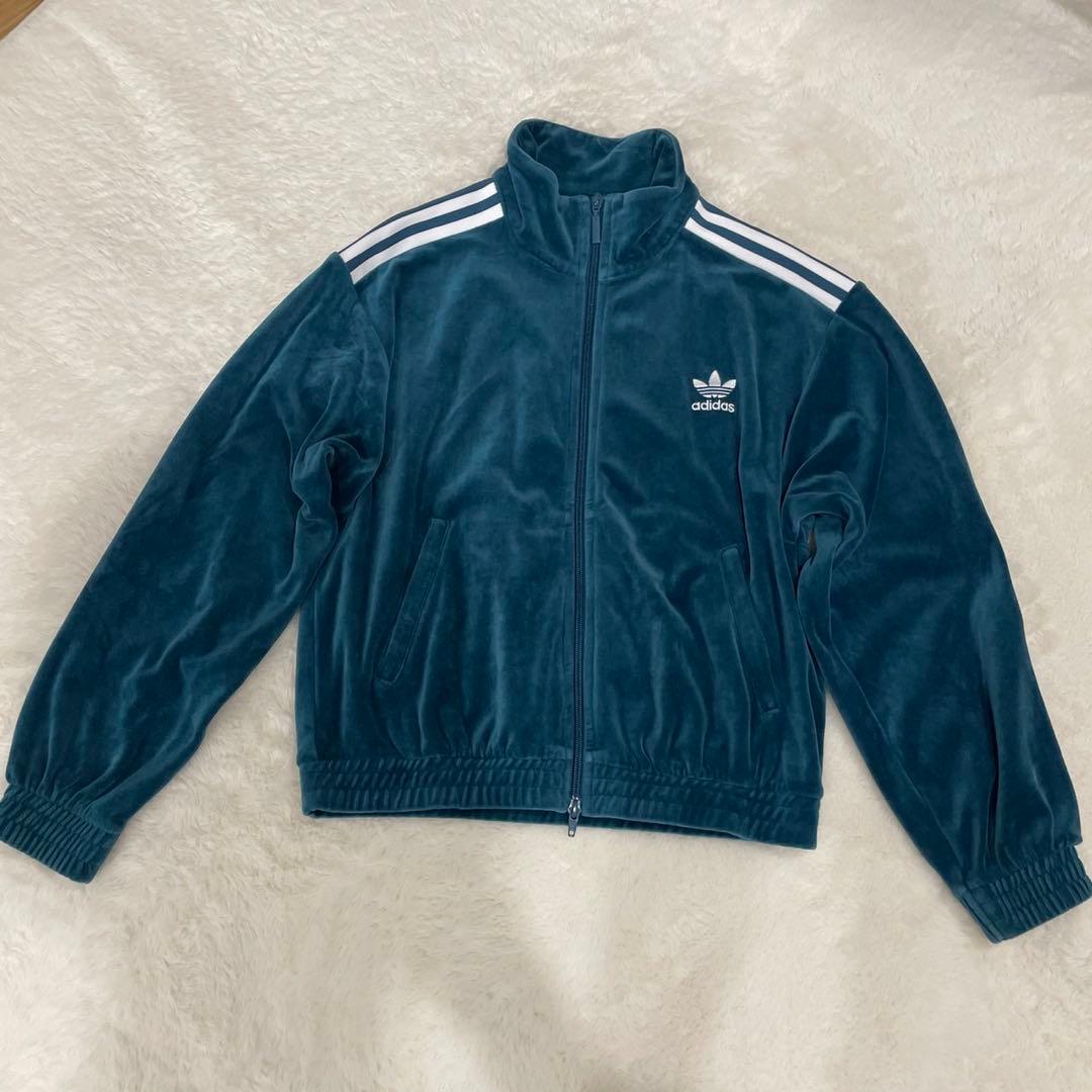 アディダスオリジナルス　ベロア　ジャージ　セットアップ上下　レディースサイズL