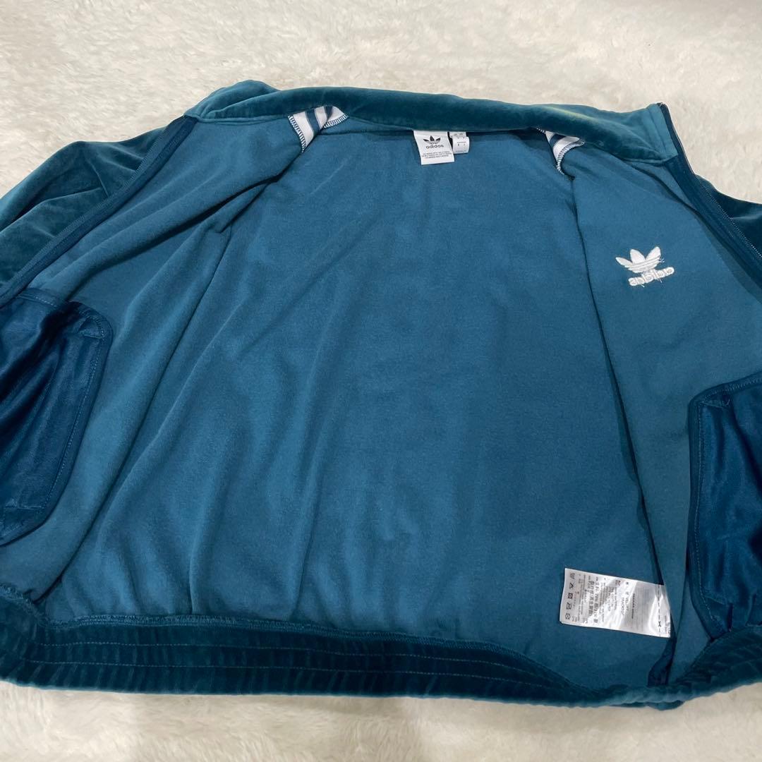 アディダスオリジナルス　ベロア　ジャージ　セットアップ上下　レディースサイズL