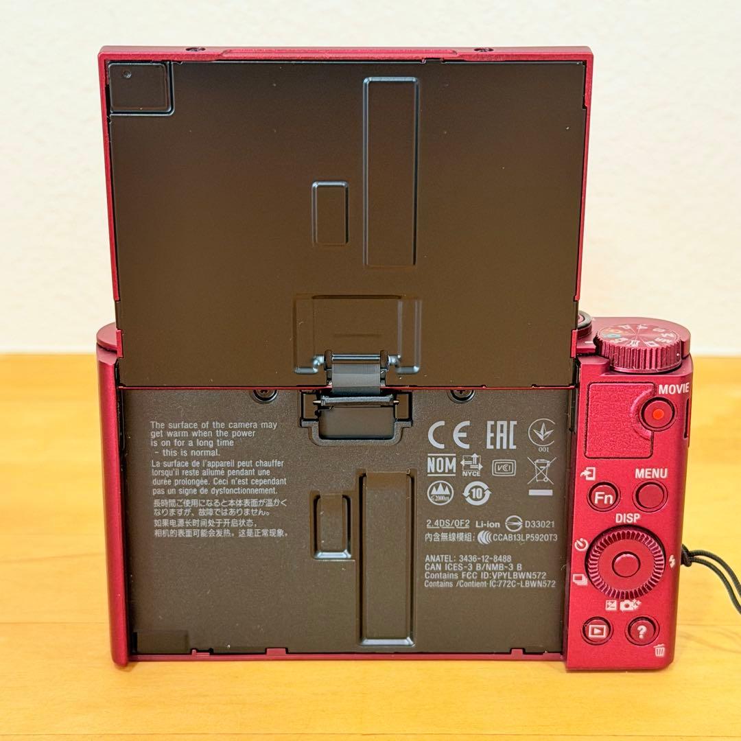 SONY DSC-WX500 サイバーショット　ソニー　レッド　デジカメ