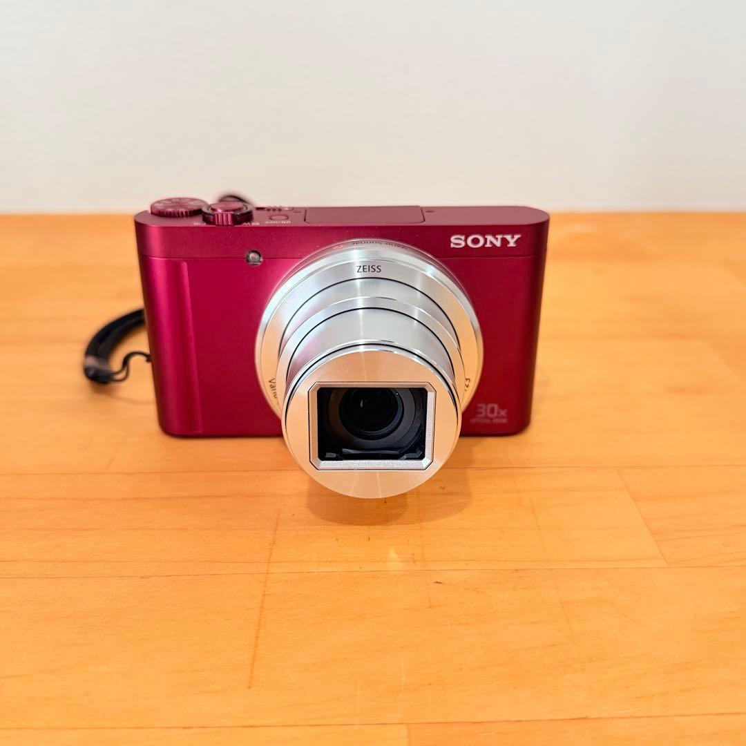 SONY DSC-WX500 サイバーショット　ソニー　レッド　デジカメ