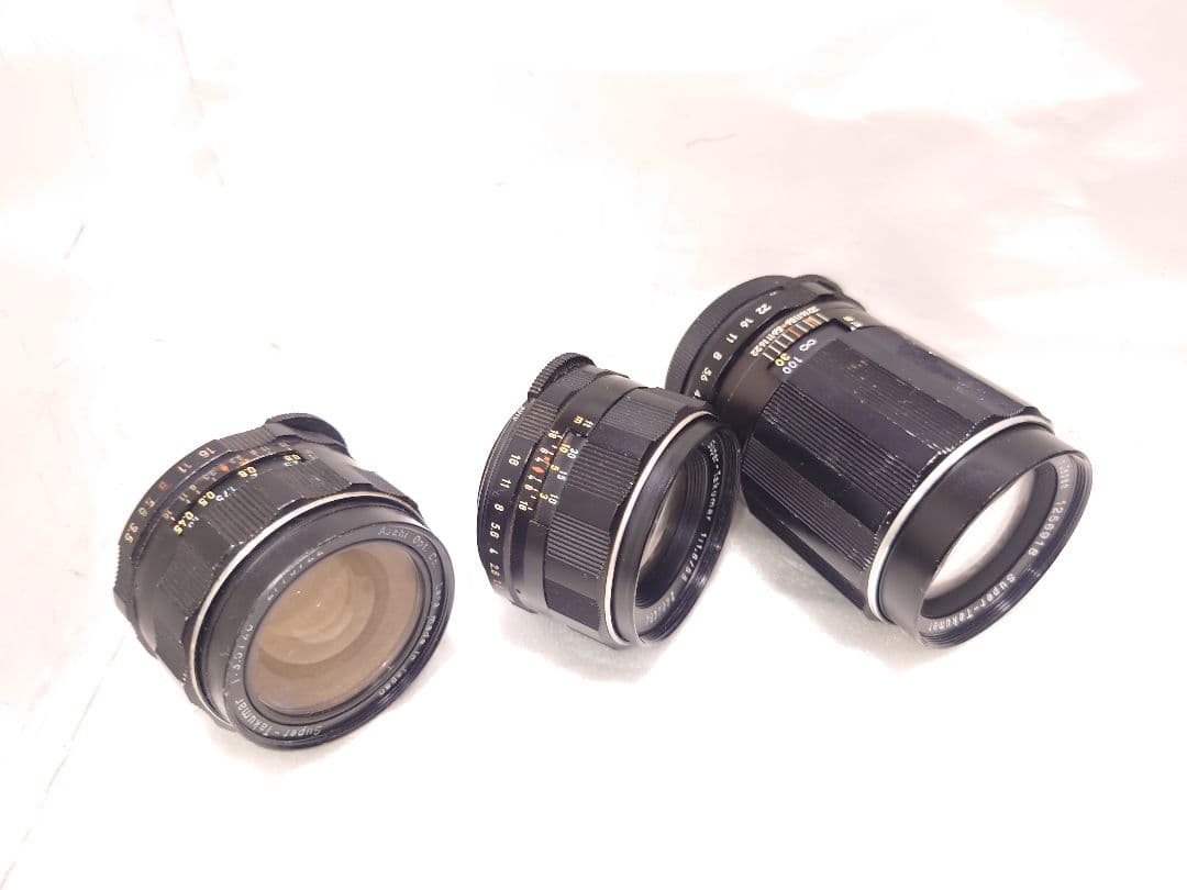 美品！3点★Pentax S TAKUMAR 28 55 135mm M42