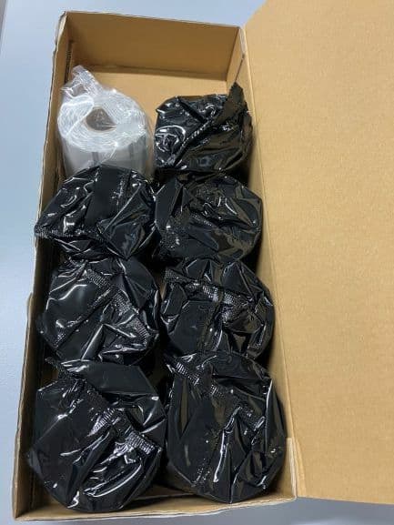 新品7巻＋中古1巻、RP5880L2-M シチズン純正サーマルラベル紙